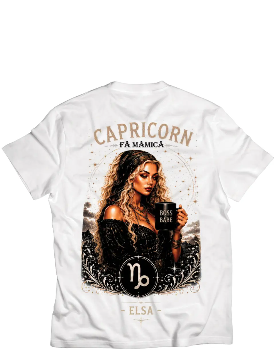 Tricou alb_Capricorn fa mamica_Spate.jpg