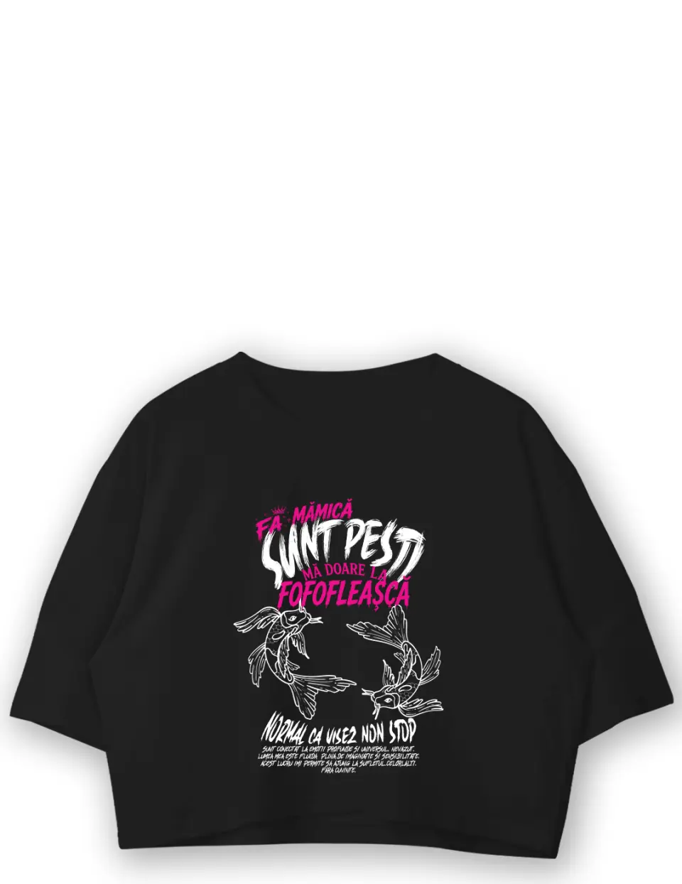 FA MAMICA, SUNT PESTI - Crop Top