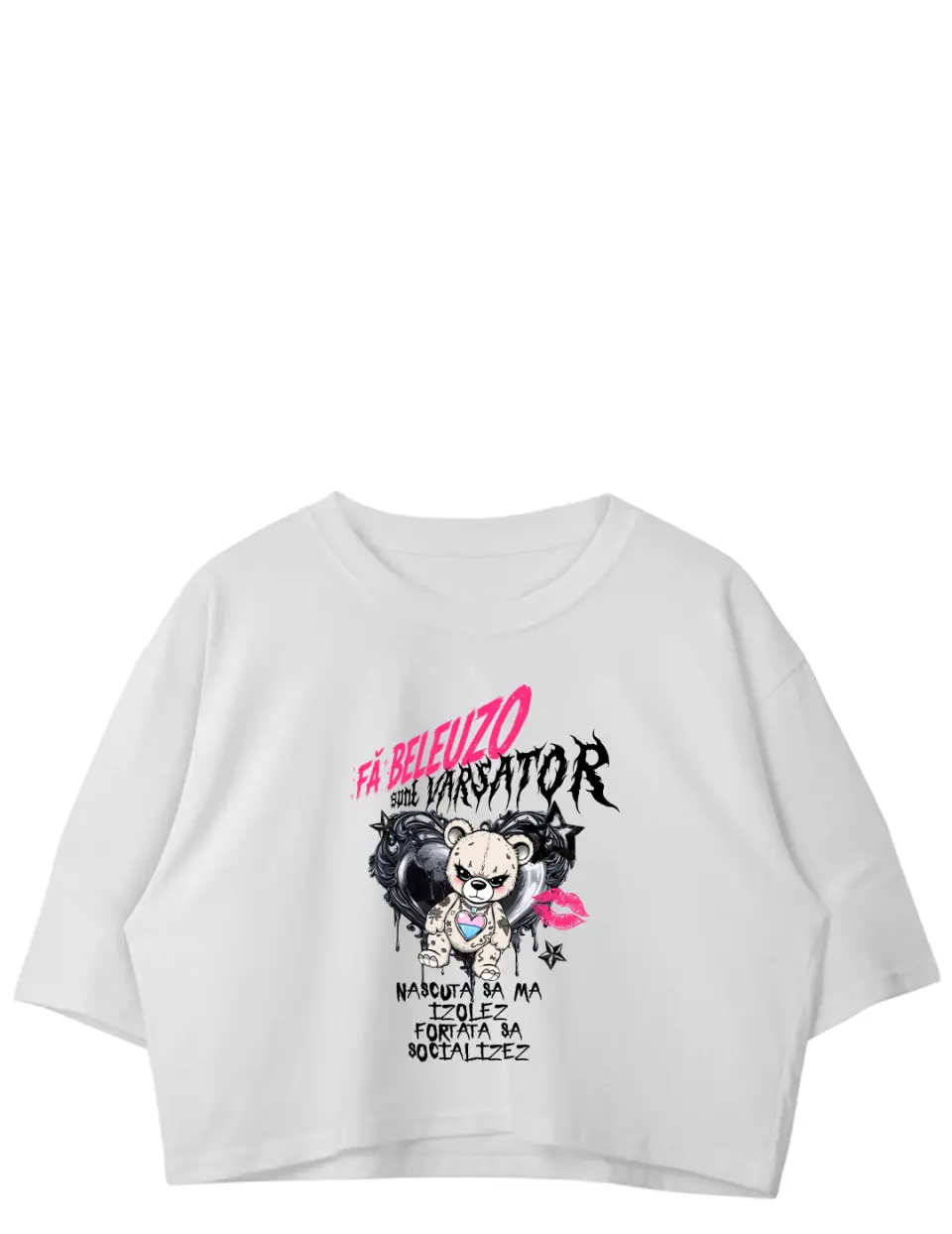 FA BELEUZO, SUNT VARSATOR - Crop Top